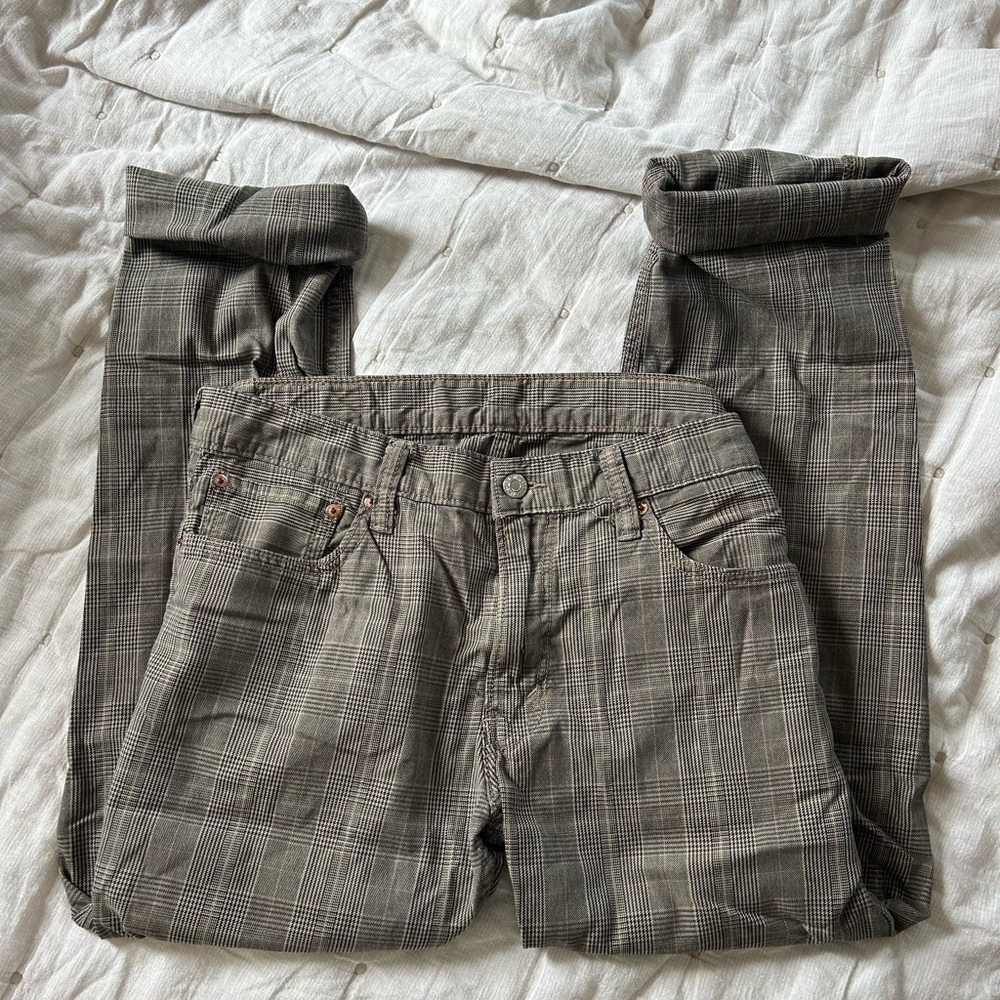 Levi's plaid pants